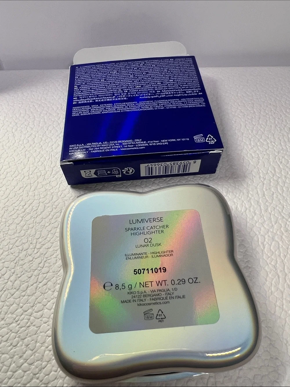 Kiko Milano Lumiverse Sparkle Catcher Highlighter 02 Lunar Dusk- Limited Edition